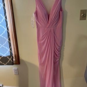 NWT Azazie Fran Candy Pink dress formal